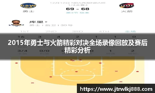 2015年勇士与火箭精彩对决全场录像回放及赛后精彩分析